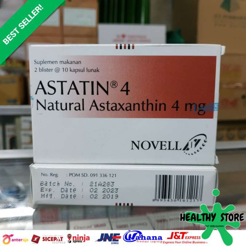 Jual ASTATIN 4 Mg Natural astaxantin 4 Mg isi 20 Tablet Per Box ...