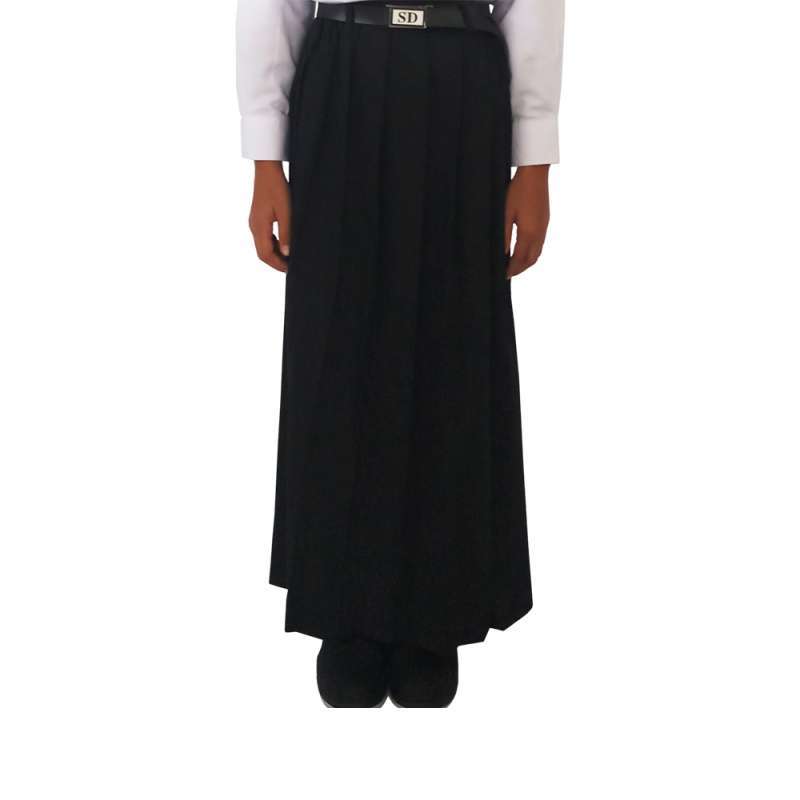 Jual Extra Seragam Sekolah - Rok Hitam Lipat Panjang - 17 Hitam di ...
