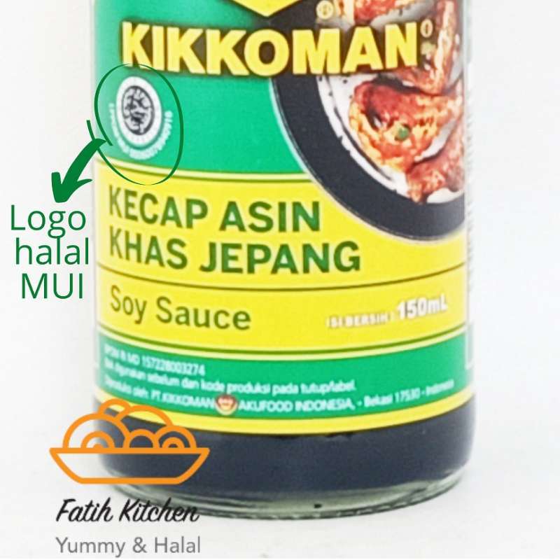 Jual Kikkoman All Purpose Soy Sauce 150 ml Halal Kecap Asin Khas