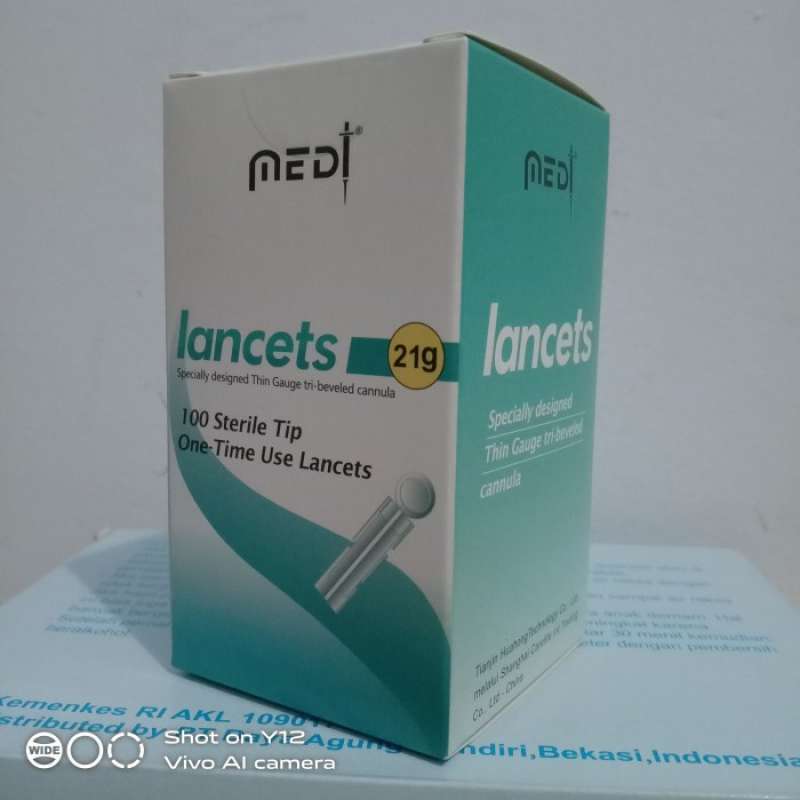 Jual Jarum Bekam 21G - Blood Lancet 21G - Jarum Bekam Medi Lancet 21G ...