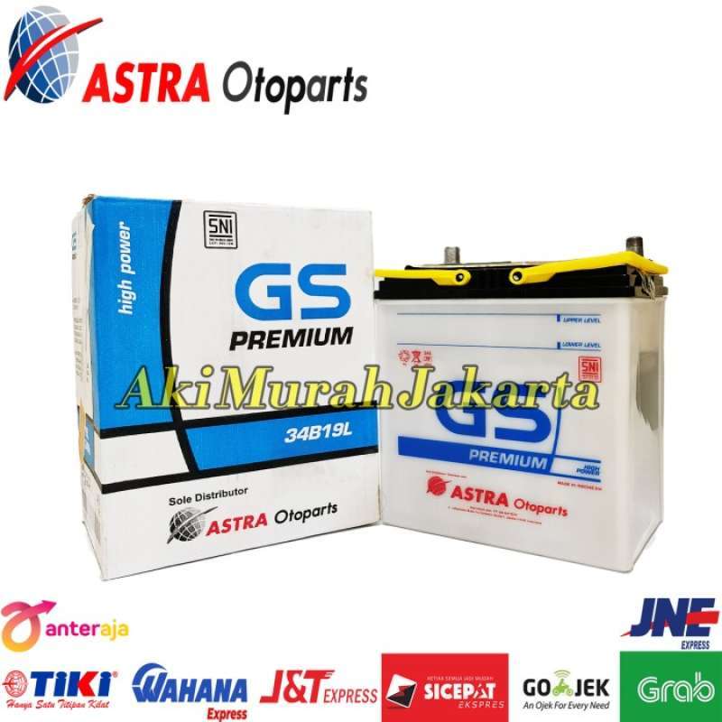 Jual Aki Mobil Agya / Ayla GS Astra Premium 34B19L / NS40ZL 12V / 34Ah