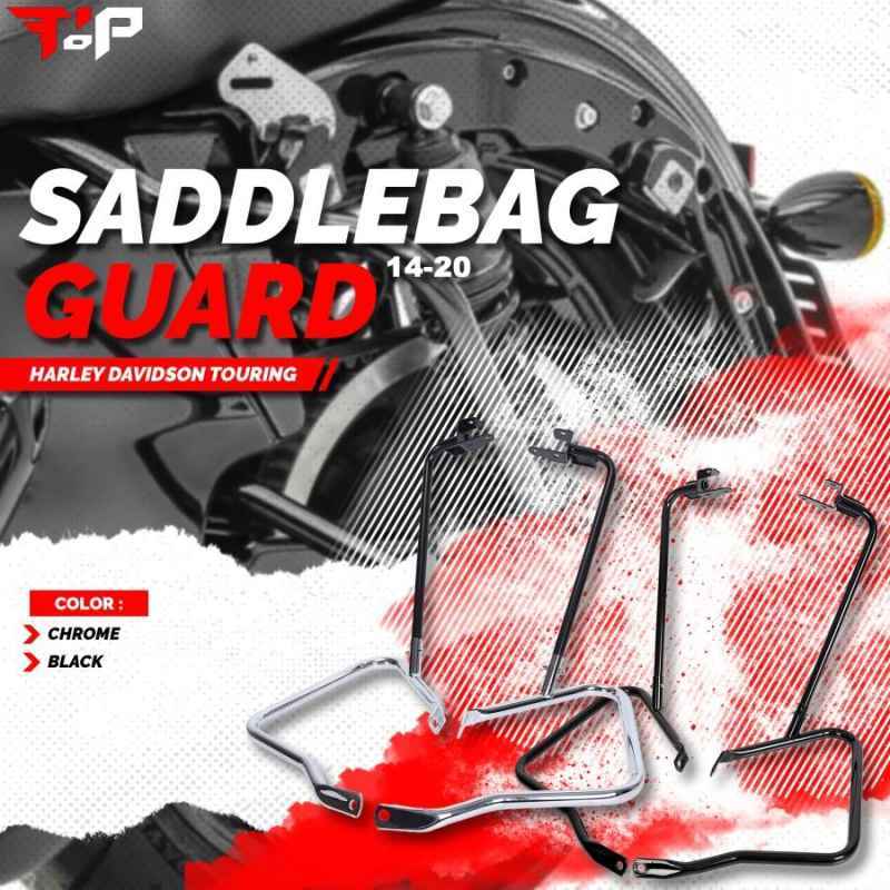 Jual SADDLEBAG GUARD BAR BLACK HARLEY DAVIDSON TOURING 1420 di Seller