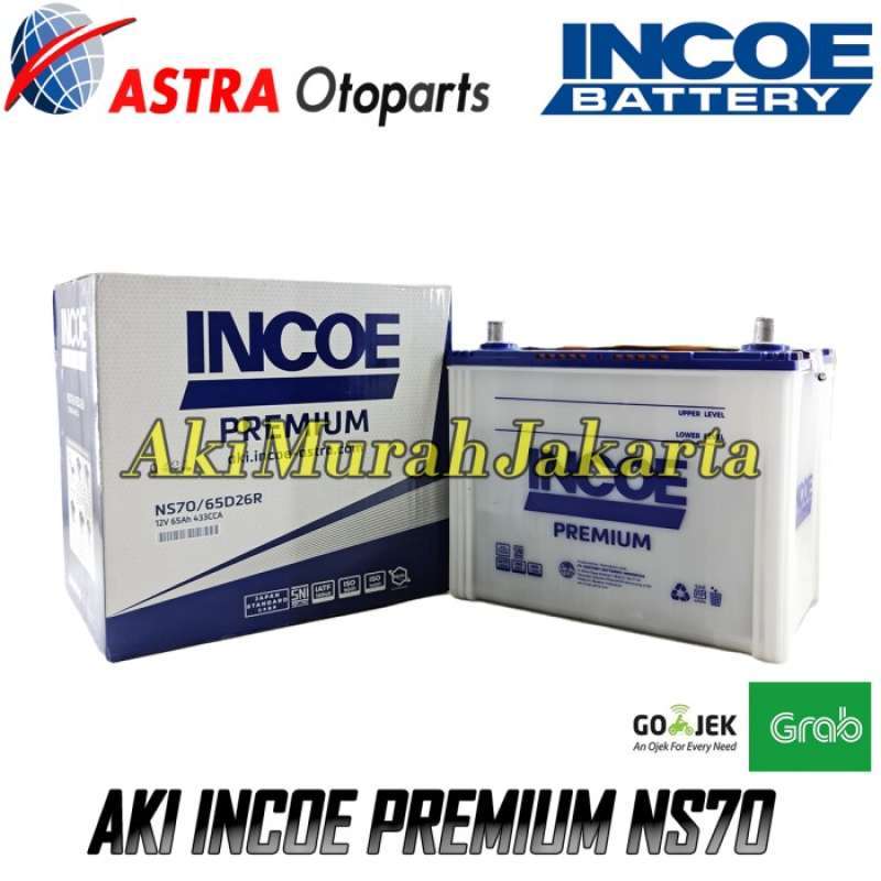 Jual Aki Mobil Incoe Premium Astra Ns70 Aki Basah 12v / 65 Ah Di Seller