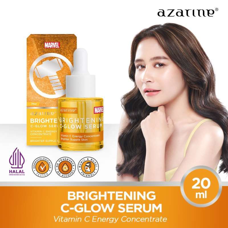 Jual Azarine Brightening CGlow Serum 20ml Azarine Azarin Marvel Brightening CGlow Vit C