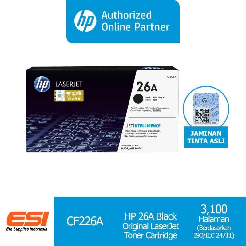 Jual Hp Black Toner 26 A Original Murah - Harga Diskon Juli 2024 | Blibli