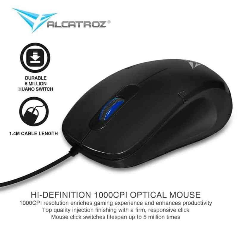 Jual Mouse Alcatroz 7730 Lx Hi-definition 1200cpi Optical Mouse Di ...