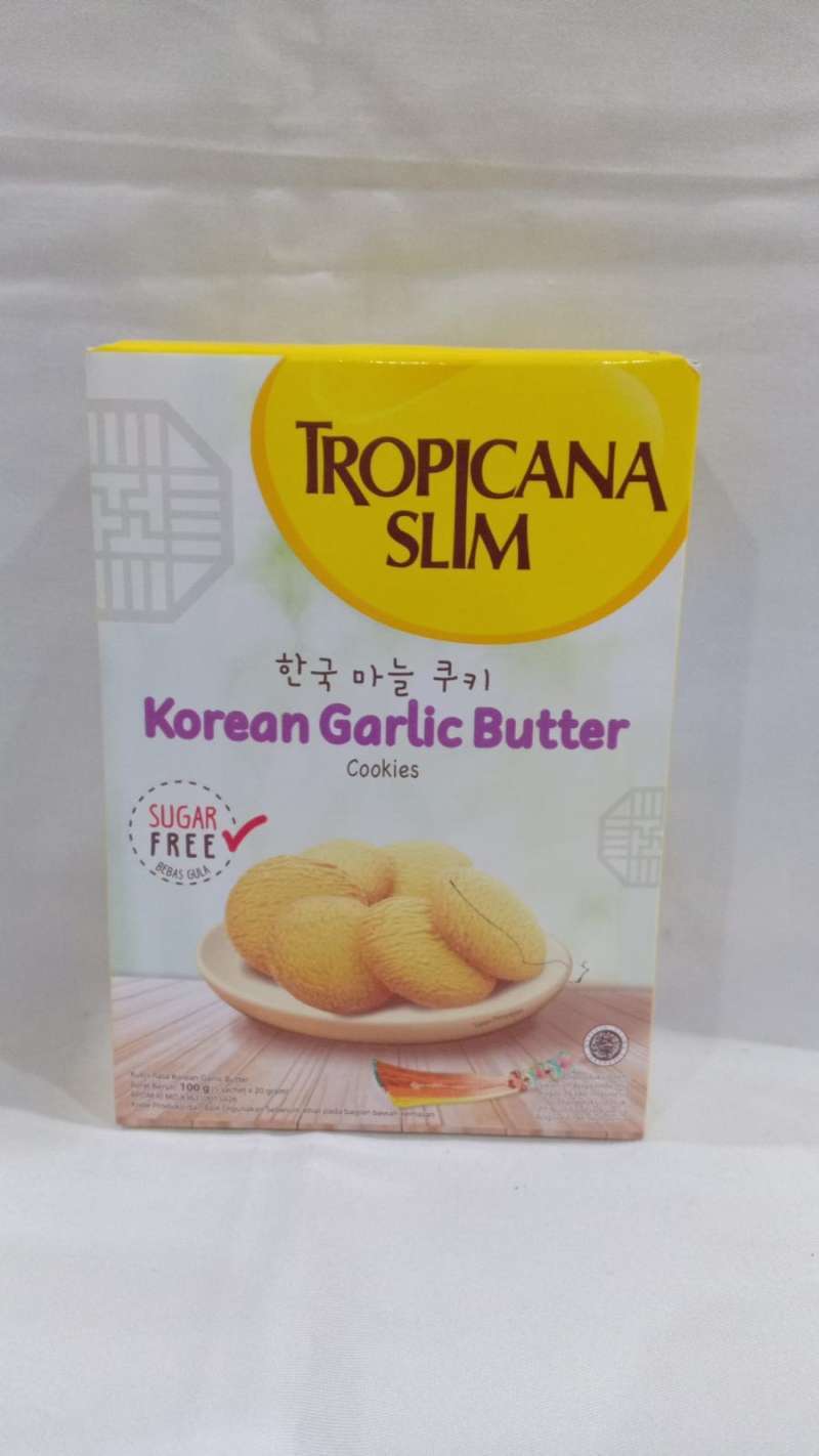 Jual Tropicana Slim Korean Garlic Butter Cookies, 100gr Di Seller