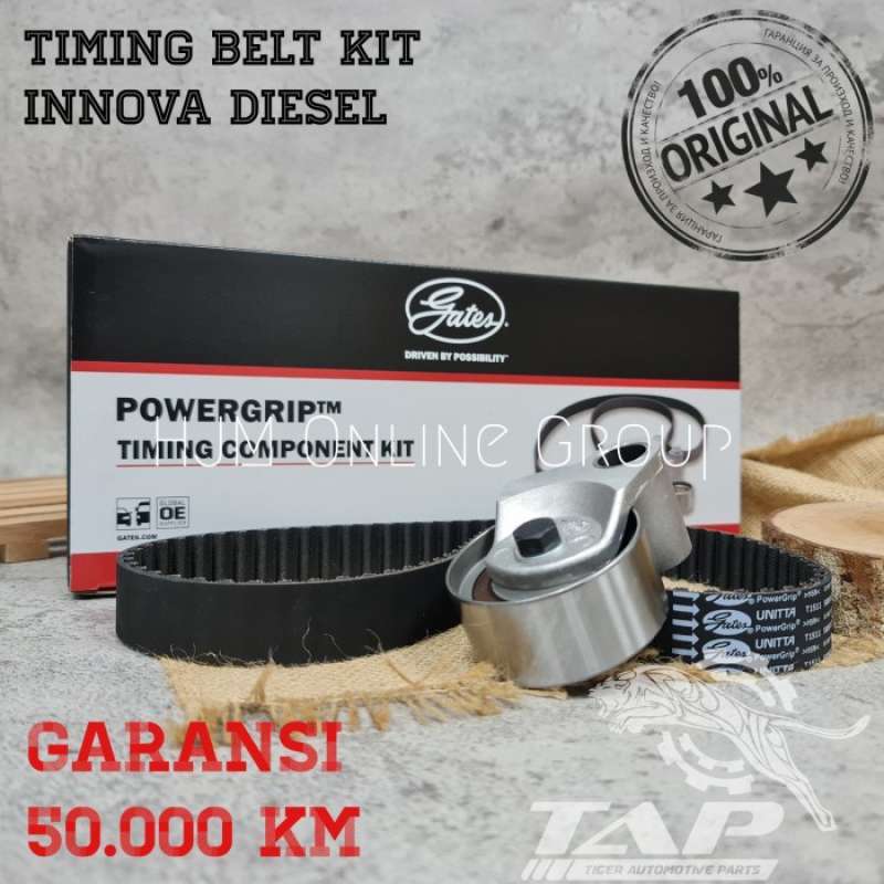 Jual Limited Timing Belt Kit Innova Fortuner Hilux Diesel Gates Unitta