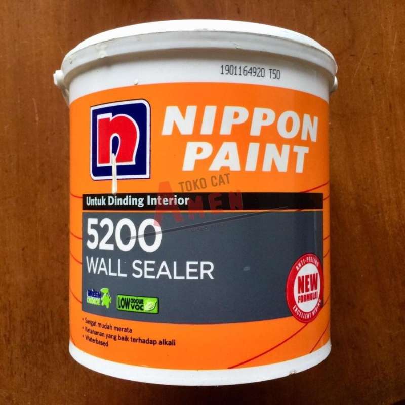 Jual NIPPON PAINT 5200 WALL SEALER 4KG / CAT DASAR DINDING INTERIOR di