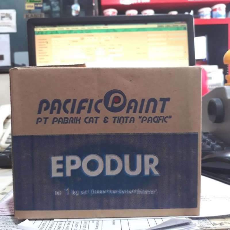 Jual PACIFIC PAINT EPODUR + HARDENER DAN THINNER/ CAT EPOXY di Seller
