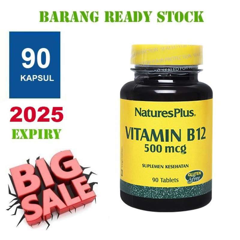 Promo NATURES PLUS VITAMIN B12 / EXECUTIVE B ANTI STRESS , 90 TABLETS