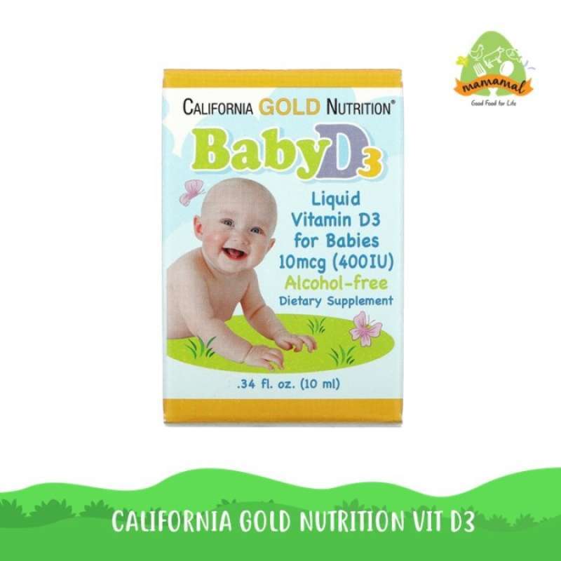 Promo CALIFORNIA GOLD NUTRITION BABY D3 Diskon 33% di Seller Nur Nur ...