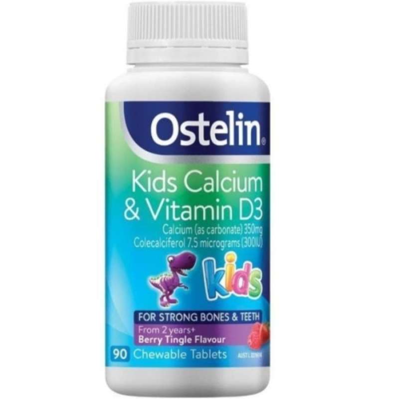 Promo OSTELIN KIDS CALCIUM AND VITAMIN D3 CHEWABLE 90 TABLET Diskon 33