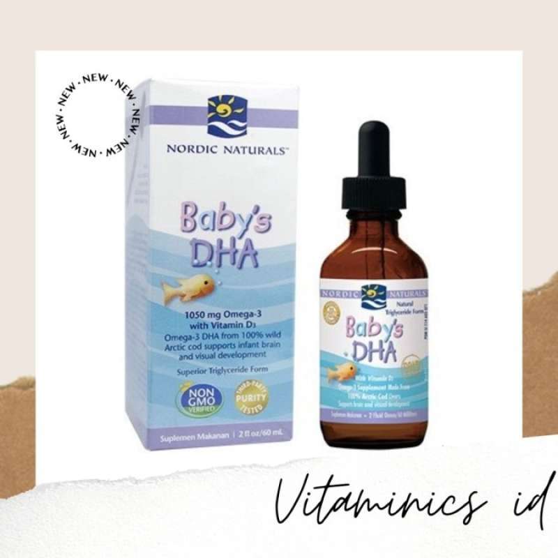 Promo NORDIC NATURALS NATURAL BABY DHA 60ML BPOM BABYS DROP OMEGA 3