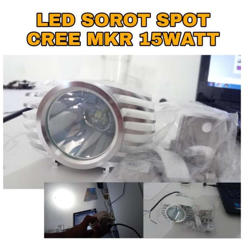 Promo Lampu Sorot Led Cree MKR 15Watt Spot Diskon 23% di Seller Ruji ...
