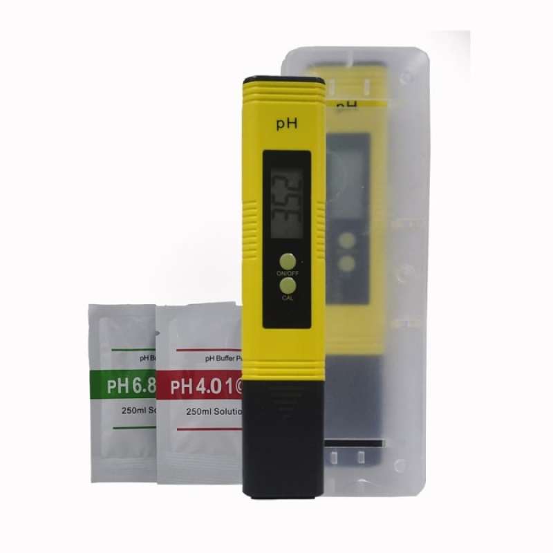Promo Jirifarm Ph Meter Digital Tombol + Bubuk Kalibrasi Nutrisi