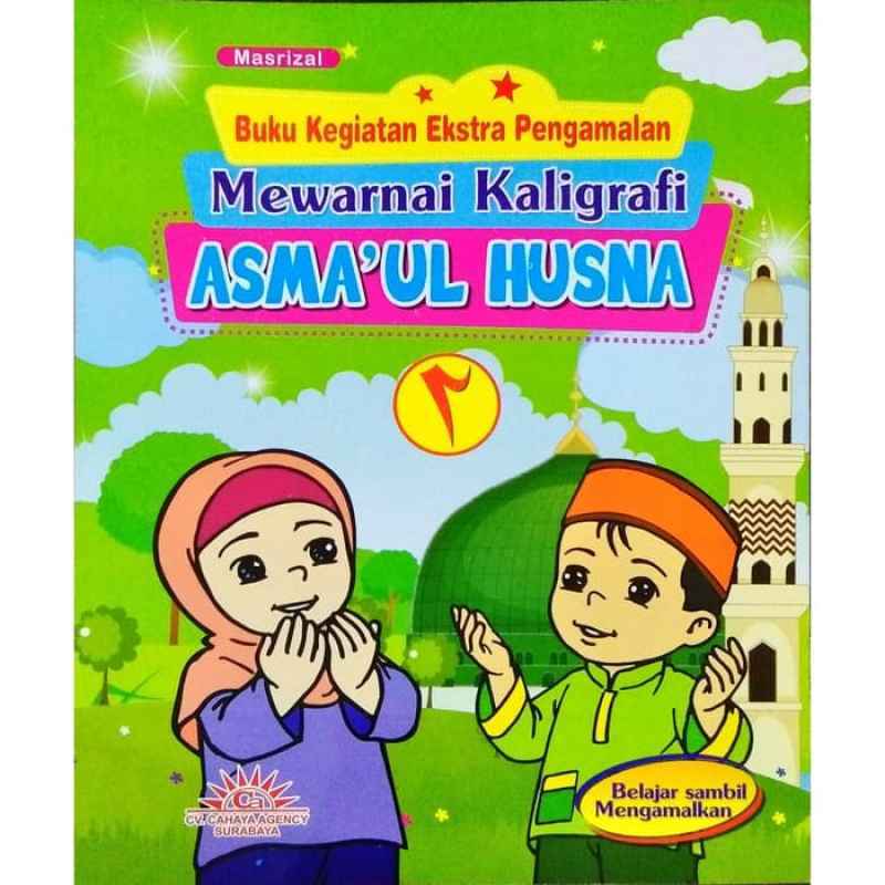 Promo Buku Anak MEWARNAI KALIGRAFI ASMAUL HUSNA Diskon 25% di Seller CV