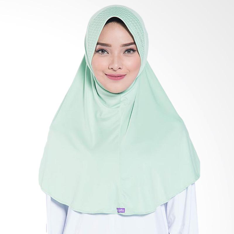 Jual Elzatta Zaria M Almeria Hijab Instant - Quiet Green