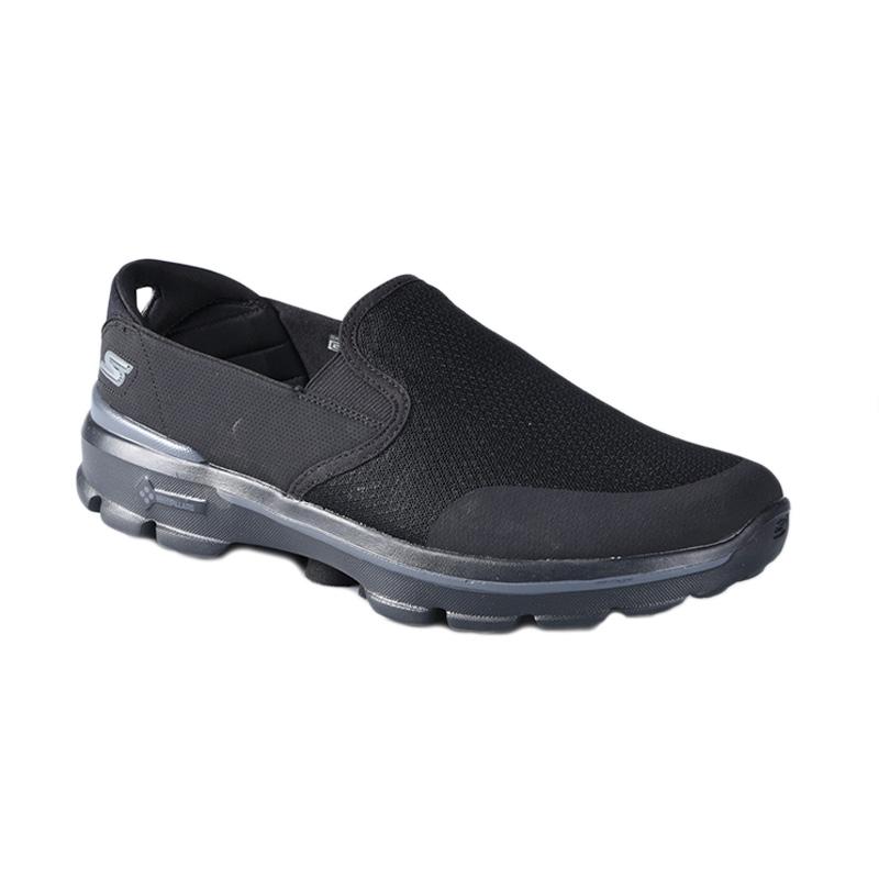 Jual Skechers Go Walk 3 Man Sepatu Slip On - Black