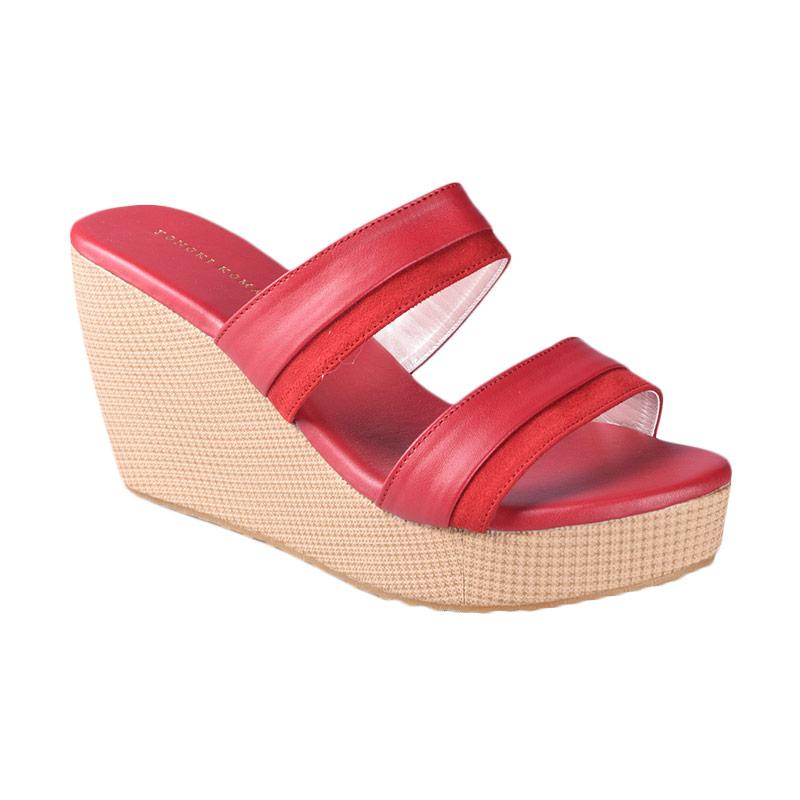 Jual Yongki  Komaladi  SBDO 610044 Sandal Wedges  Merah 