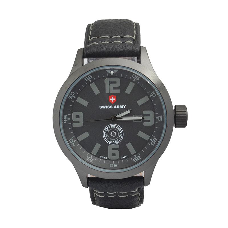 jual swiss army sa8057fbl casual jam tangan pria black jual swiss army sa8057fbl casual jam tangan pria black