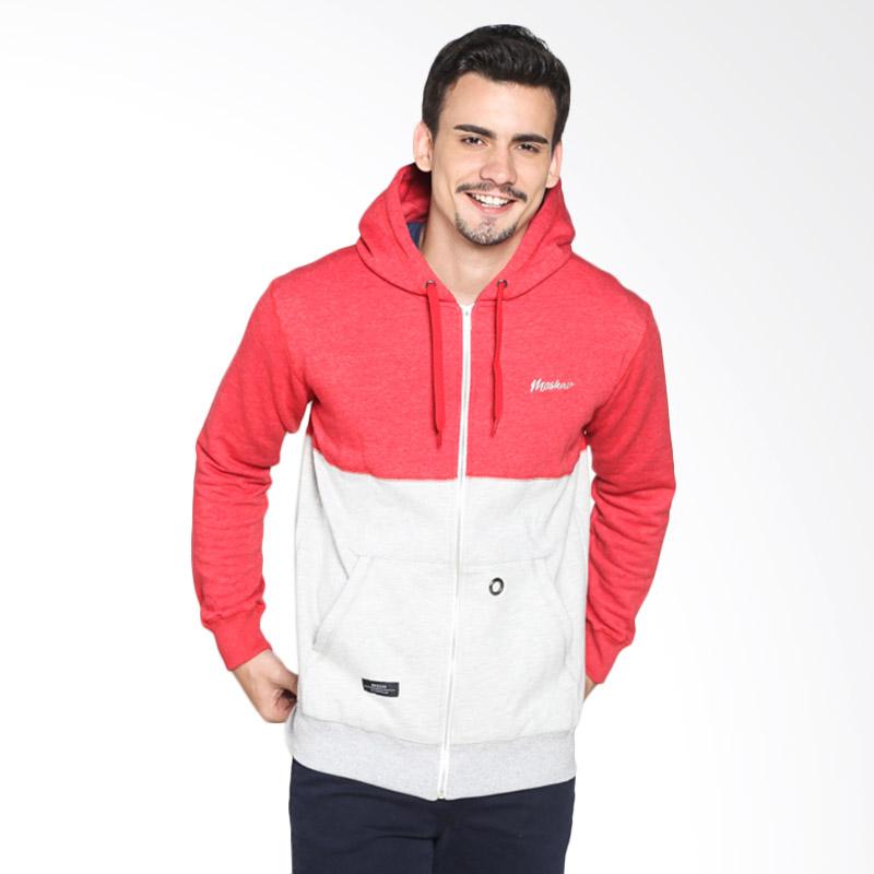 Jual Moskav M1115SW014 Doncaster Sweater Hoodie Pria  Red 