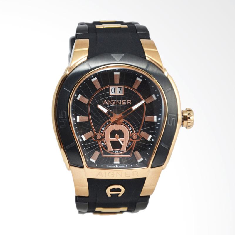 jual aigner palermo rubber jam tangan pria black jual aigner palermo rubber jam tangan pria black