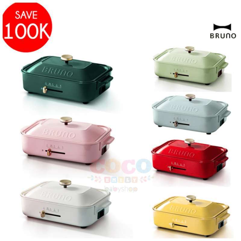 Jual Bruno Standard Compact Hot Plate MultiFunction Cooking Pot Kode