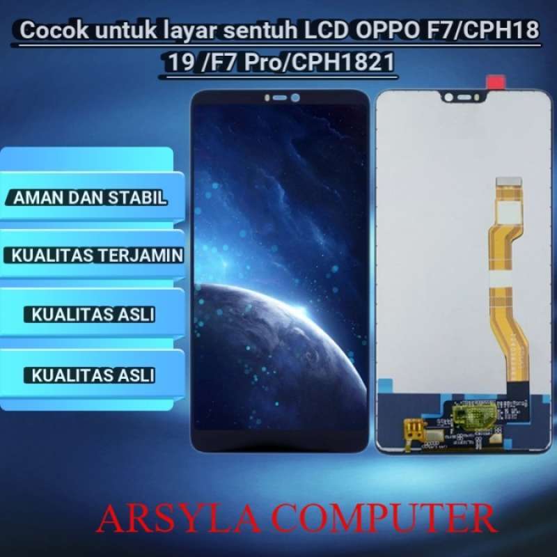 Promo ORI LCD + TOUCHSCREEN OPPO A3 / NEW ORIGINAL - Hitam di Seller