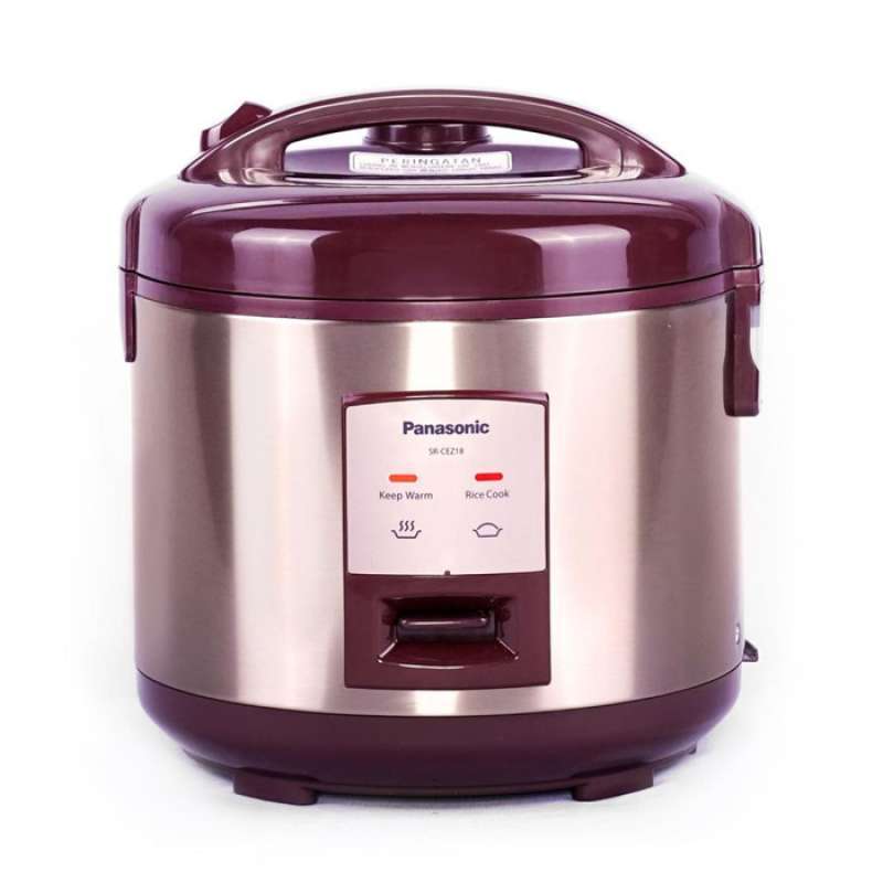 Promo Panasonic Rice Cooker Stainless Series Cez18 Penanak Nasi 1,8