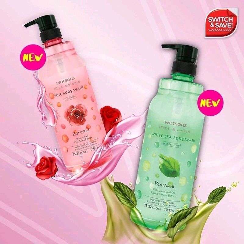 Promo WATSONS Body Wash 1000 ML BOTANICAL SERIES di Seller Alvin_stor