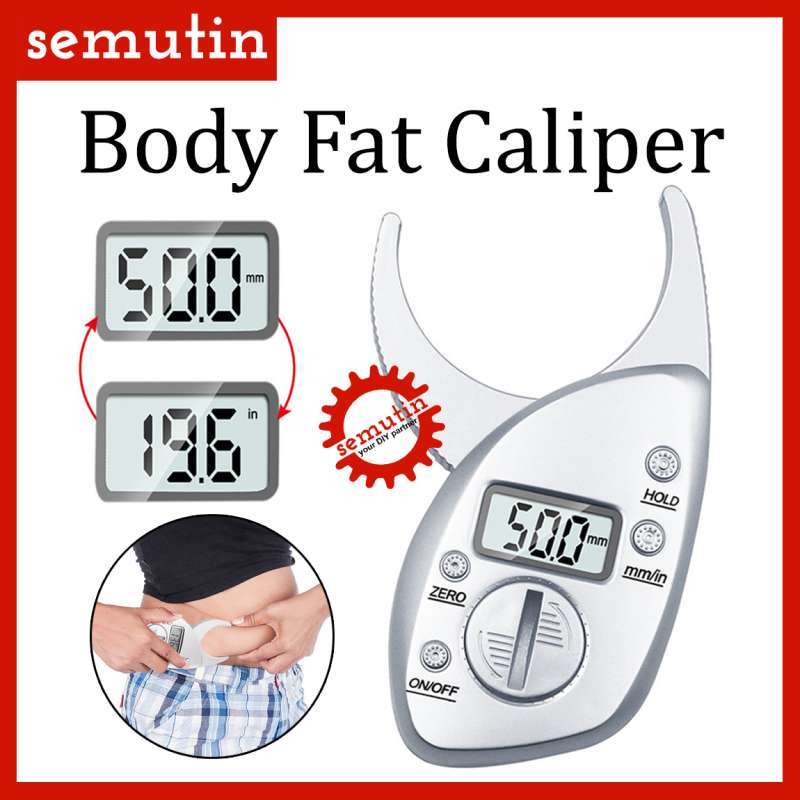 Jual Body Fat Caliper / Alat Ukur Kadar Lemak / Digital Pengukur LCD