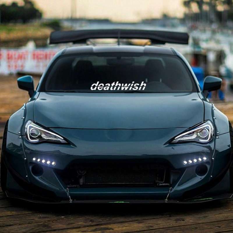 Jual Sticker JDM Windshield Kaca Depan Mobil Deathwish di Seller Otoinspirasi Gedung Johor