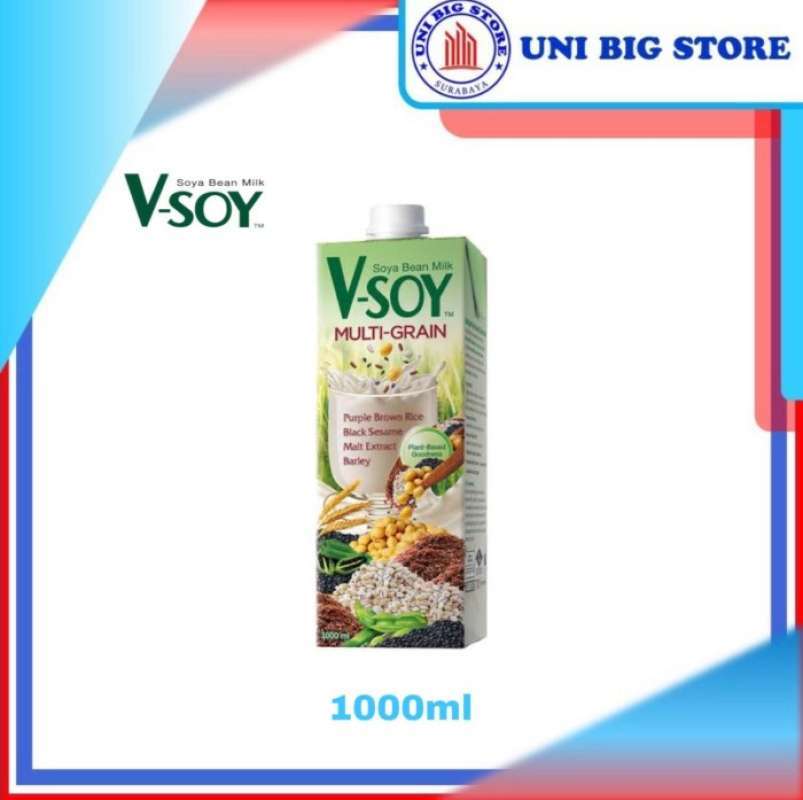 Jual VSOY Susu VSOY Multi Grain Soy Milk UHT 1000ml Tau Cing Sehat Organik di Seller Uni Big