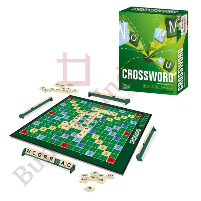 Jual Mainan Anak Susun Kata Crossword / Permainan Keluarga / Board Game
