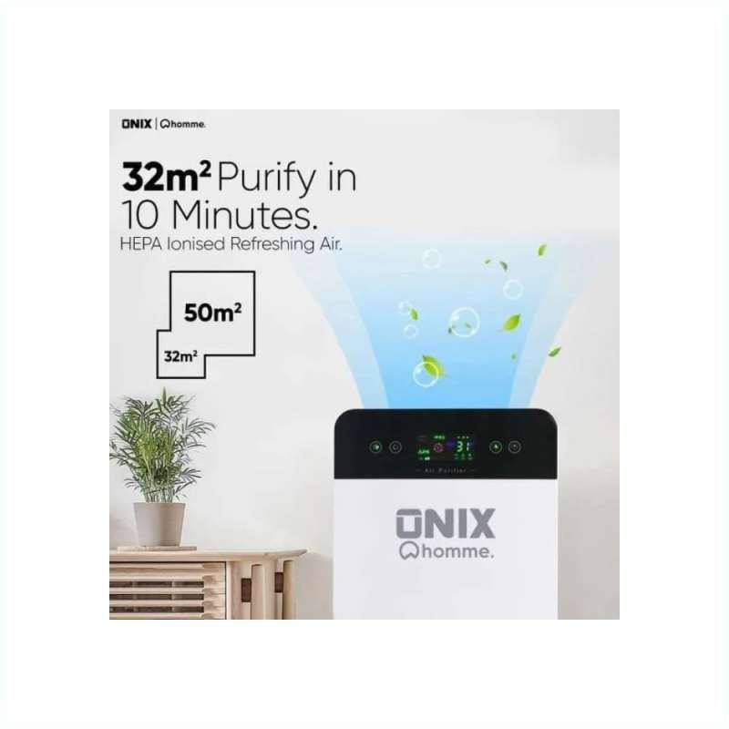 Jual Onix Air Purifier Lite Touch Display Pembersih Udara Dengan Hepa Kode 117 di Seller bascara