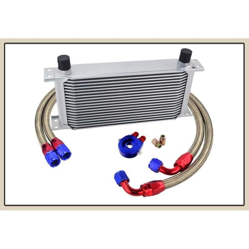 Jual OIL COOLER ATAU ATF COOLER 19 ROW MISHIMOTO Thailand KOMPLETE
