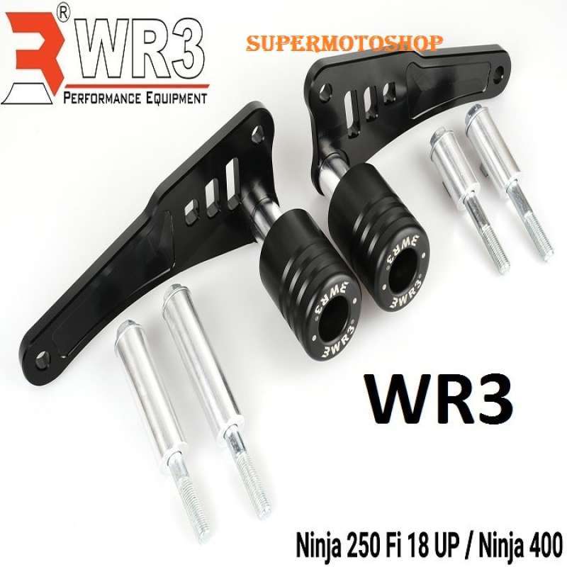 Jual Frame Slider WR3 Ninja 250 Fi 2018 Up Pelindung Fairing New Ninja