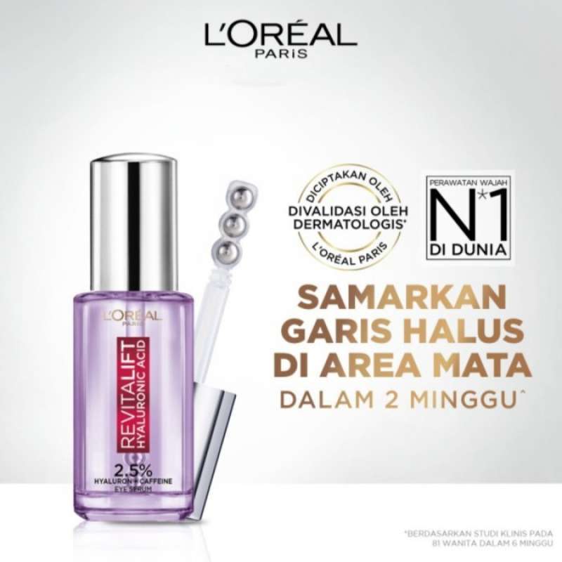 Jual L'Oreal Paris Revitalift Hyaluronic Acid Eye Serum Serum Mata 20Ml