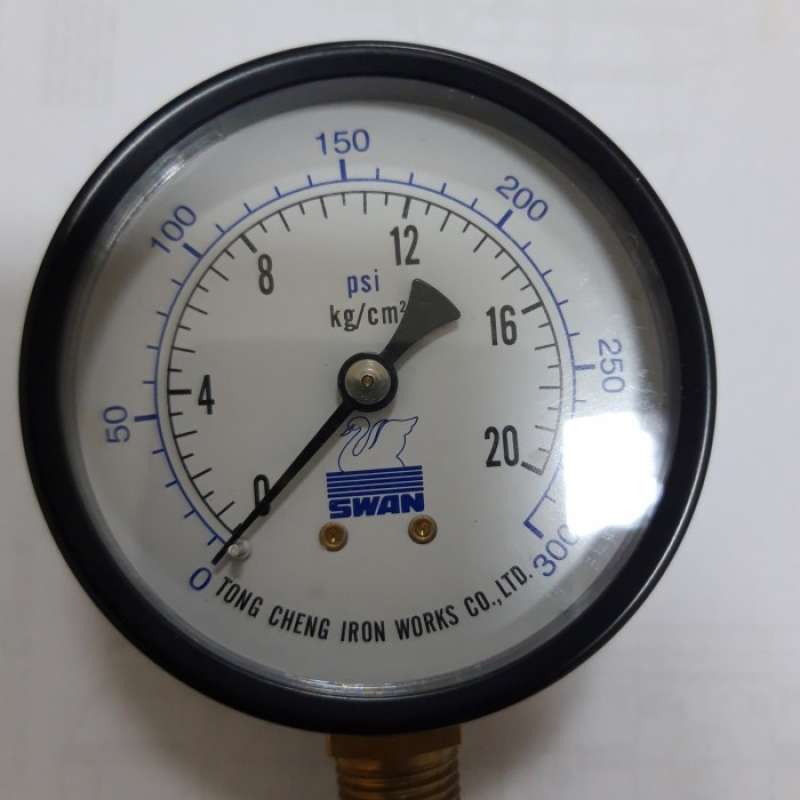 Promo Pressure Gauge Kompresor Swan Hwp 020 Bar / 300 Psi Diskon 6 Di