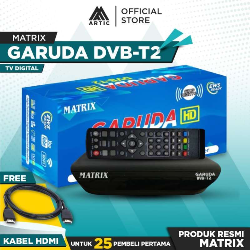 Jual Set Top Box Matrix Garuda Biru Dvbt2 Stb Antena Tv Digital Wifi