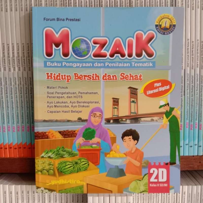 Jual MOZAIK 2A,2B,2C,2D Kelas 2 SD Edisi K13 Revisi. Yudhistira di ...