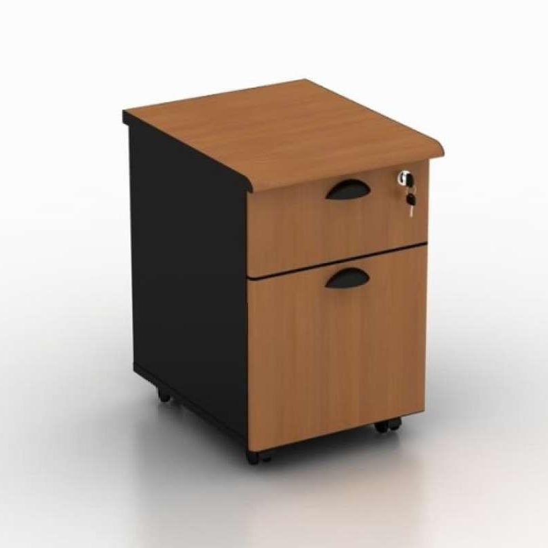 Jual Laci Dorong Kerja Kantor Minimalis / Mobile Pedestal Drawer Lock Di Seller Grock Store