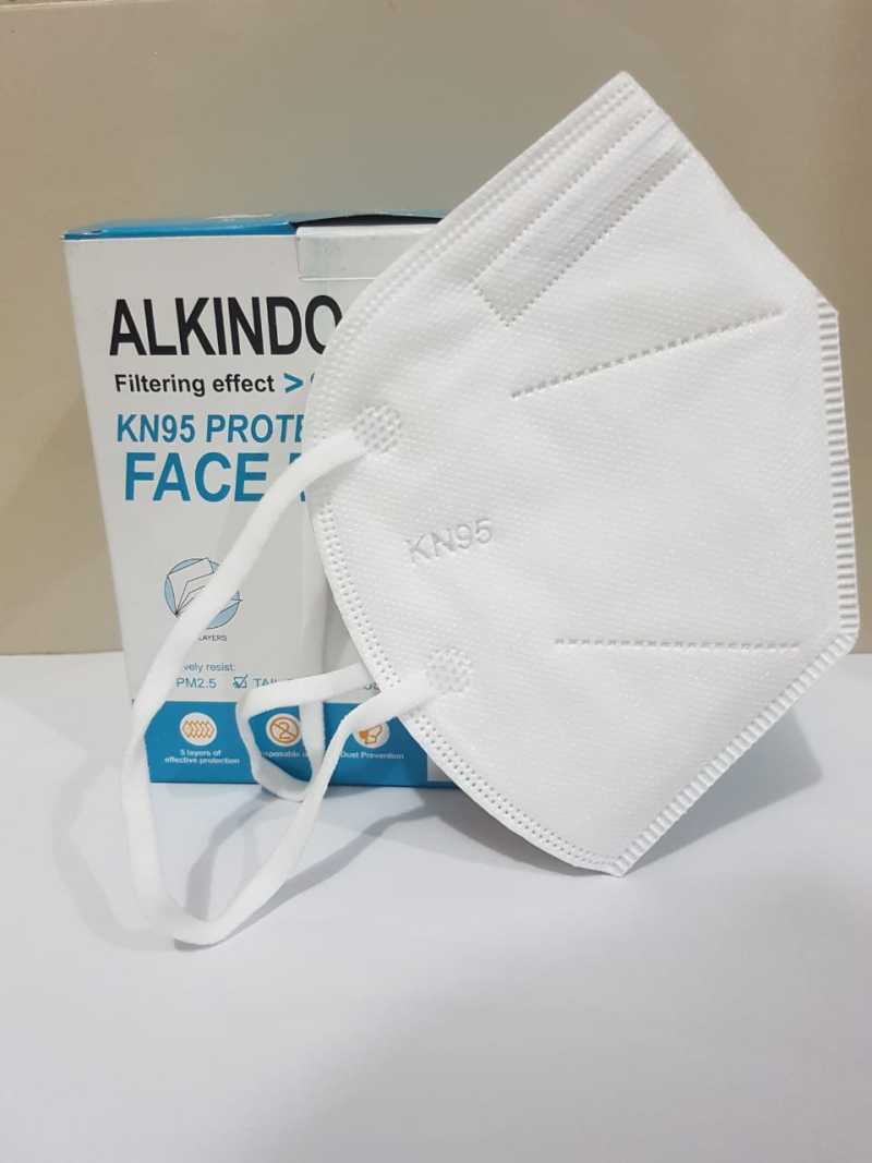 Jual MASKER ALKINDO KN95 1 BOX ISI 10 PCS Online Januari