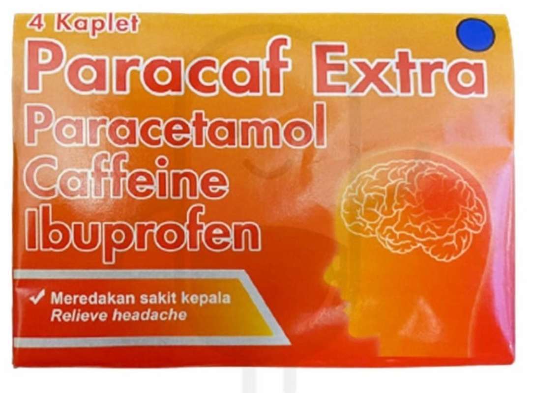 Jual PARACAF EXTRA / Meredakan Sakit Kepala (Paracetamol+Caffeine