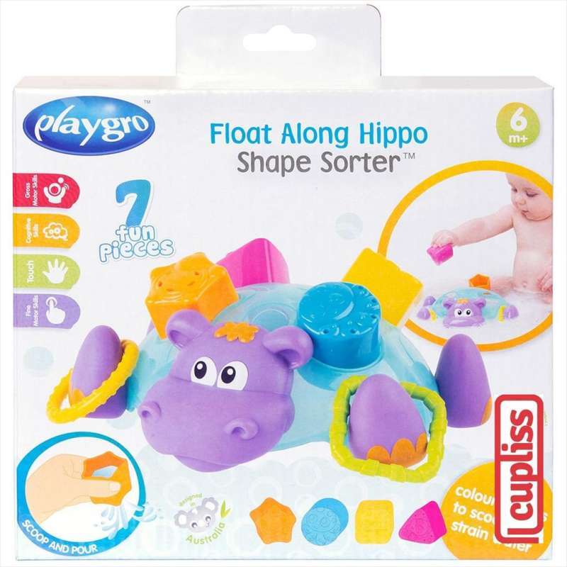 Jual Playgro 128779 Float Along Hippo Shape Sorter Di Seller Cupliss