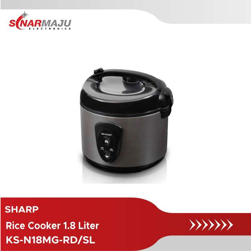 Jual Rice Cooker Sharp 1.8 Liter KSN18MGRD/SL di Seller Sinarmaju