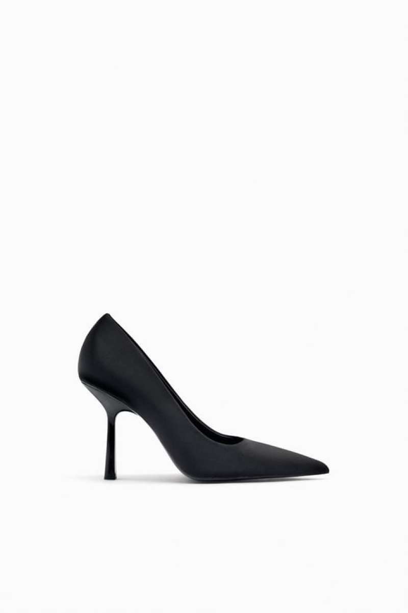 Jual ZARA ORIGINAL STORE 100 FABRIC HIGHHEEL SHOES di Seller snomil