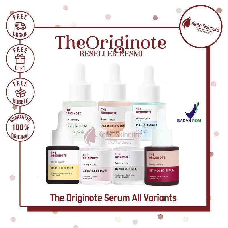 Jual The Originote Retinol B3 Serum Bright B3 Acne B5 Peeling