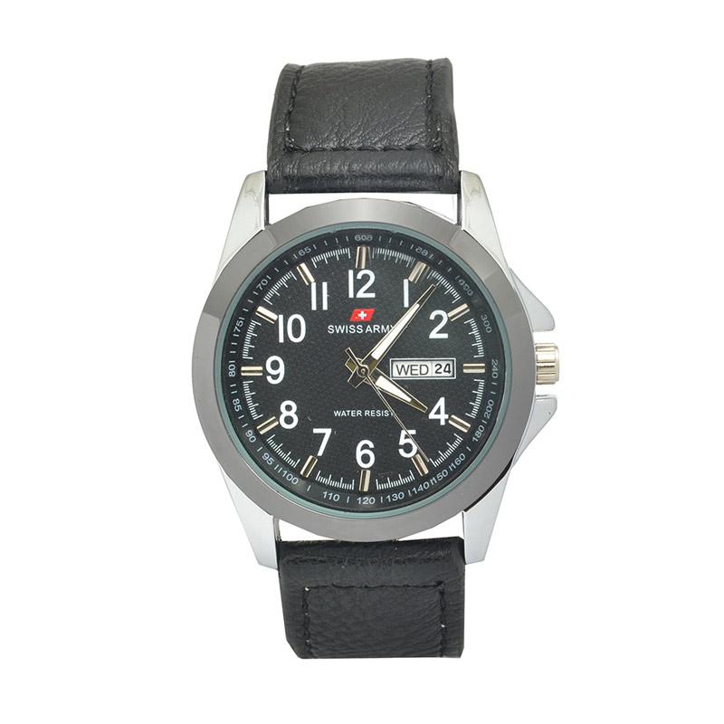 Harga Swiss Army Sa3038fbw Casual Jam Tangan Pria Black 
